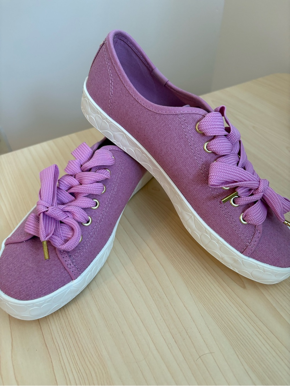 Keds x Kate Spade Women's Canvas Sneakers in Mauve